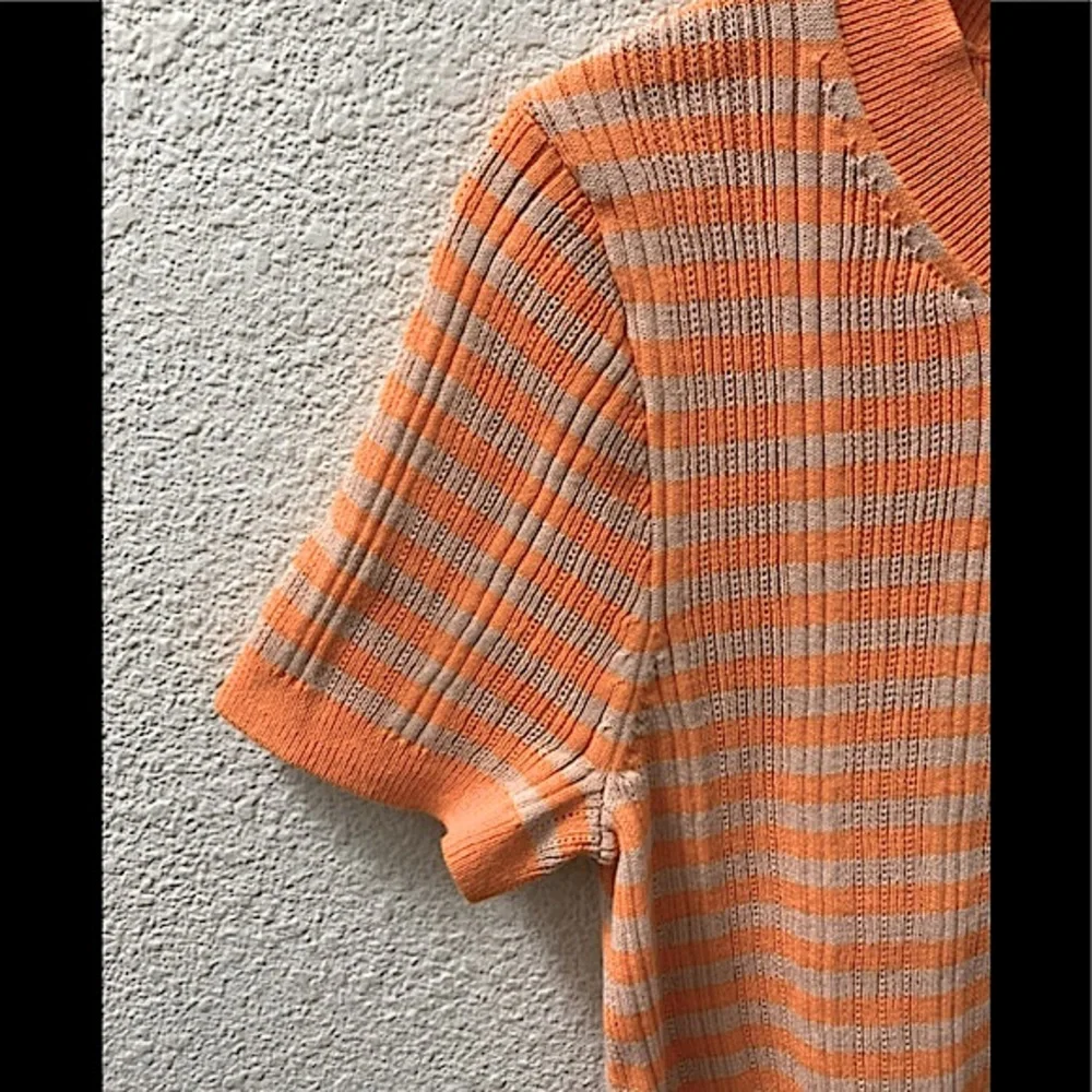 Madewell Ringer Sweater Tee in Neon Stripe - Picture 4 of 6